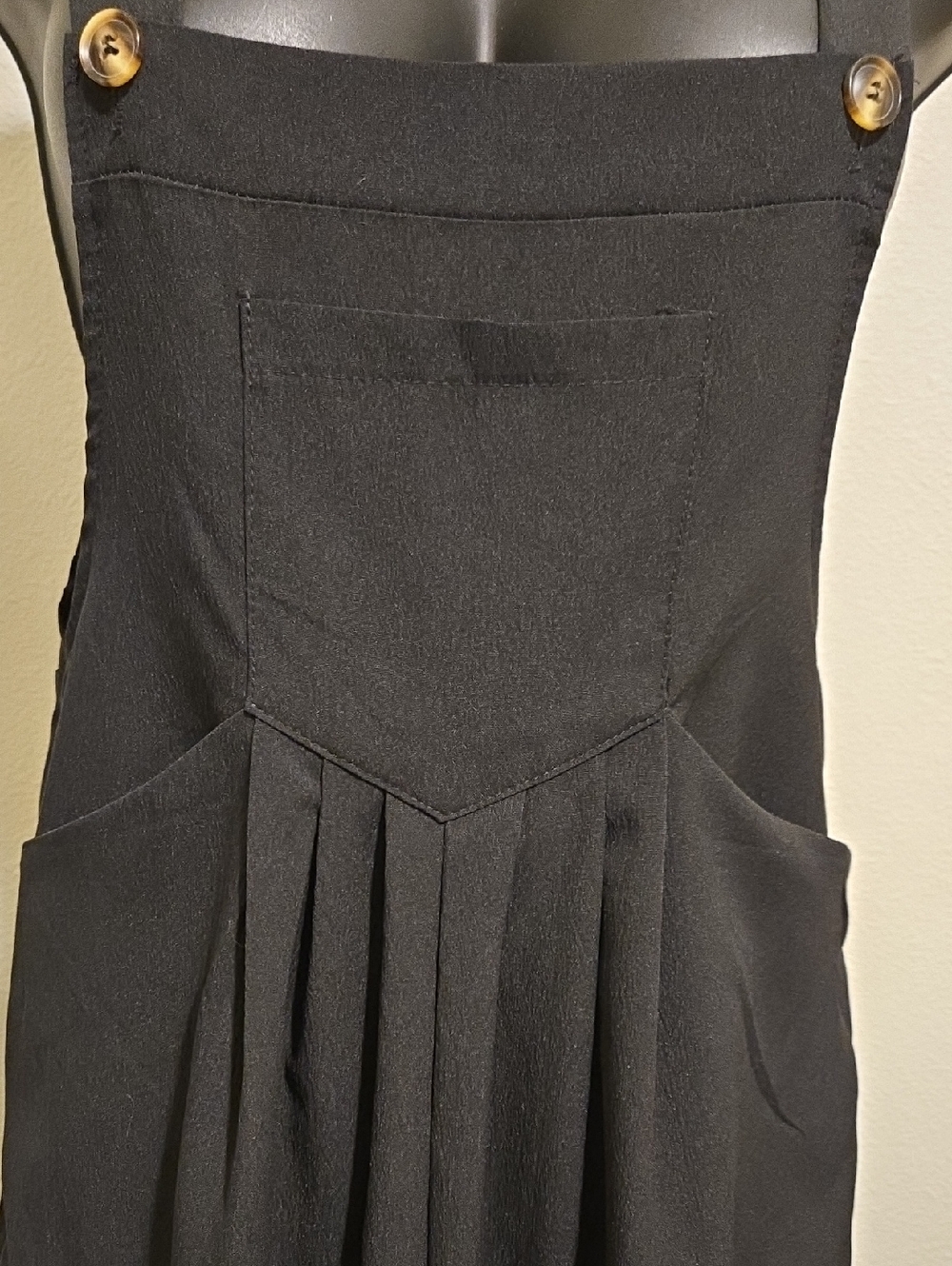 Loose Fit Poly Overalls - Picture 5 of 9